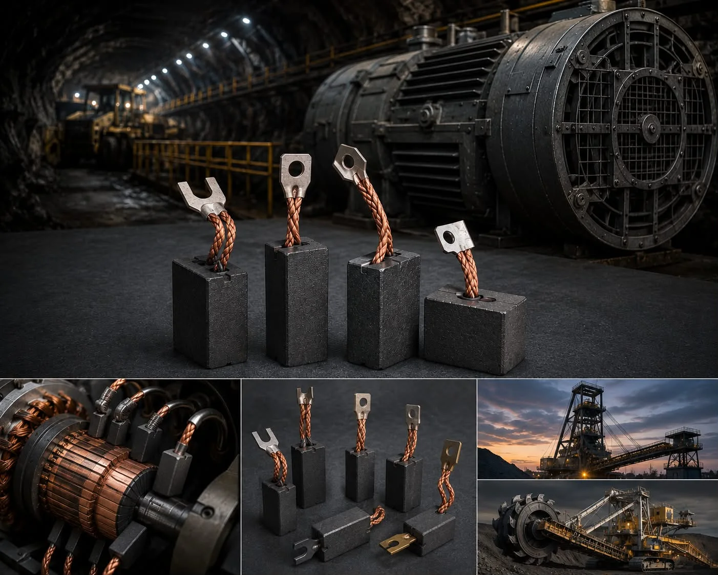 Carbones para motores de tracción MT Erite